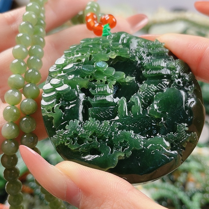 未镶嵌和田玉挂件