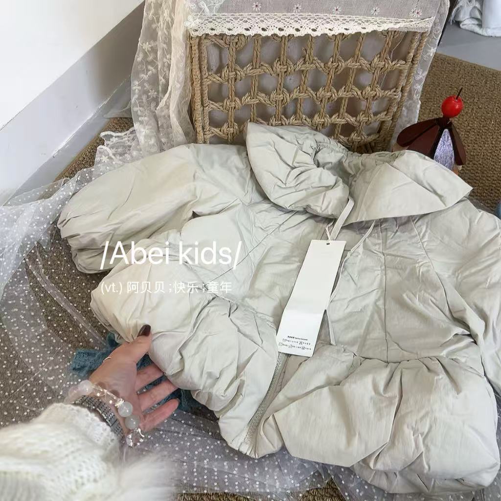【K3】小草家花苞棉衣童装