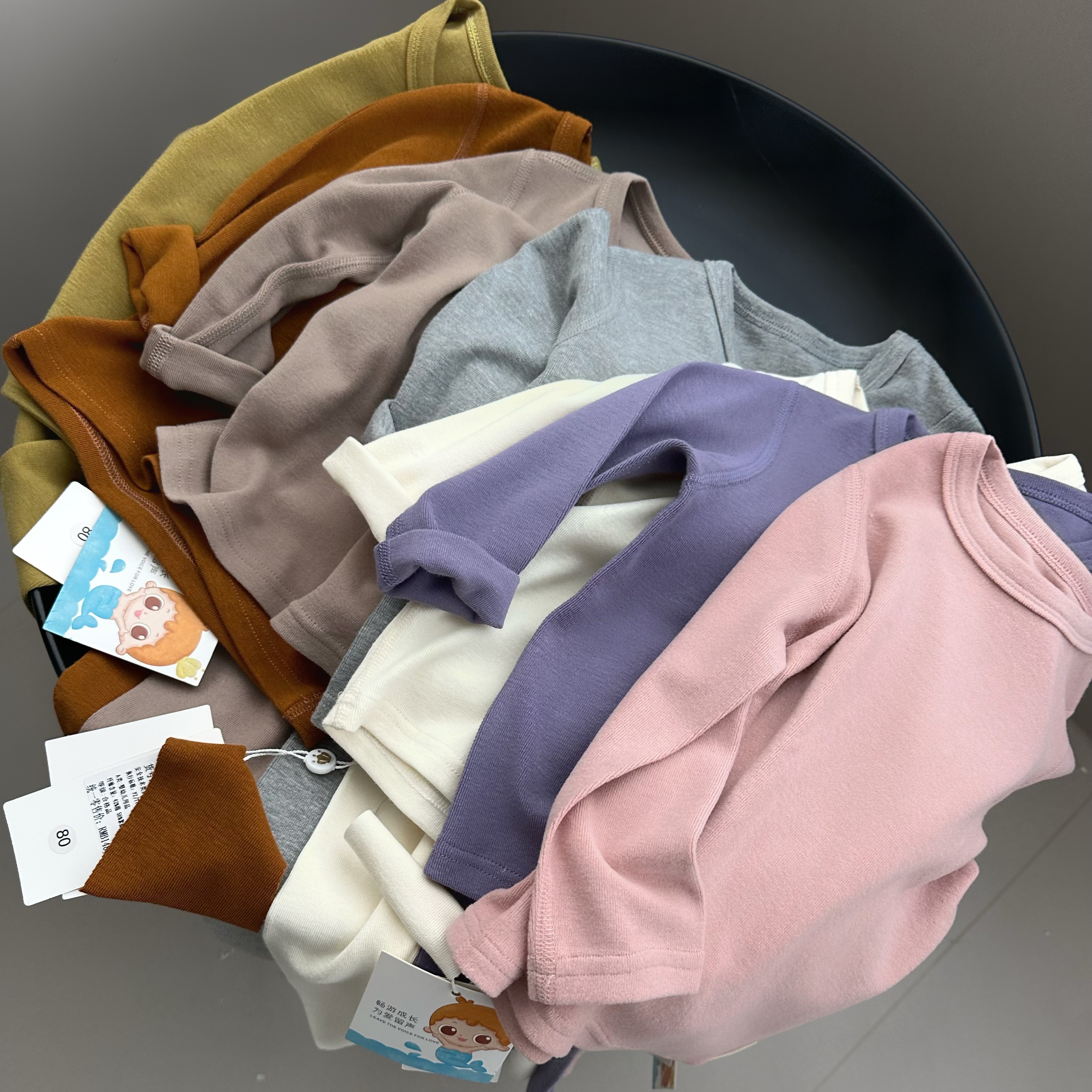 8701超高弹裸肤隐形内衣 儿童四季内衣套装 