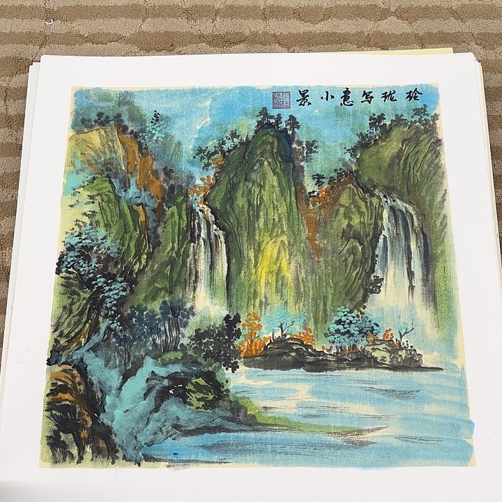 国画花鸟的故事在一片50.50