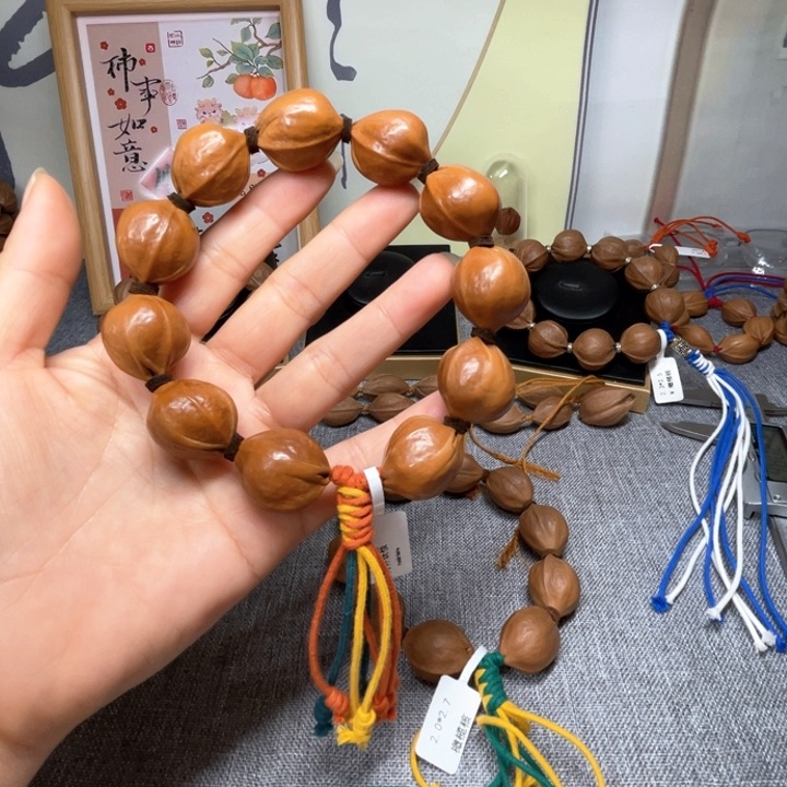 橄榄核手串/手链心****越梅林铁核20.24