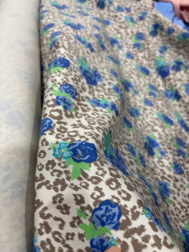 242 3米纯棉面料 沙卡花布