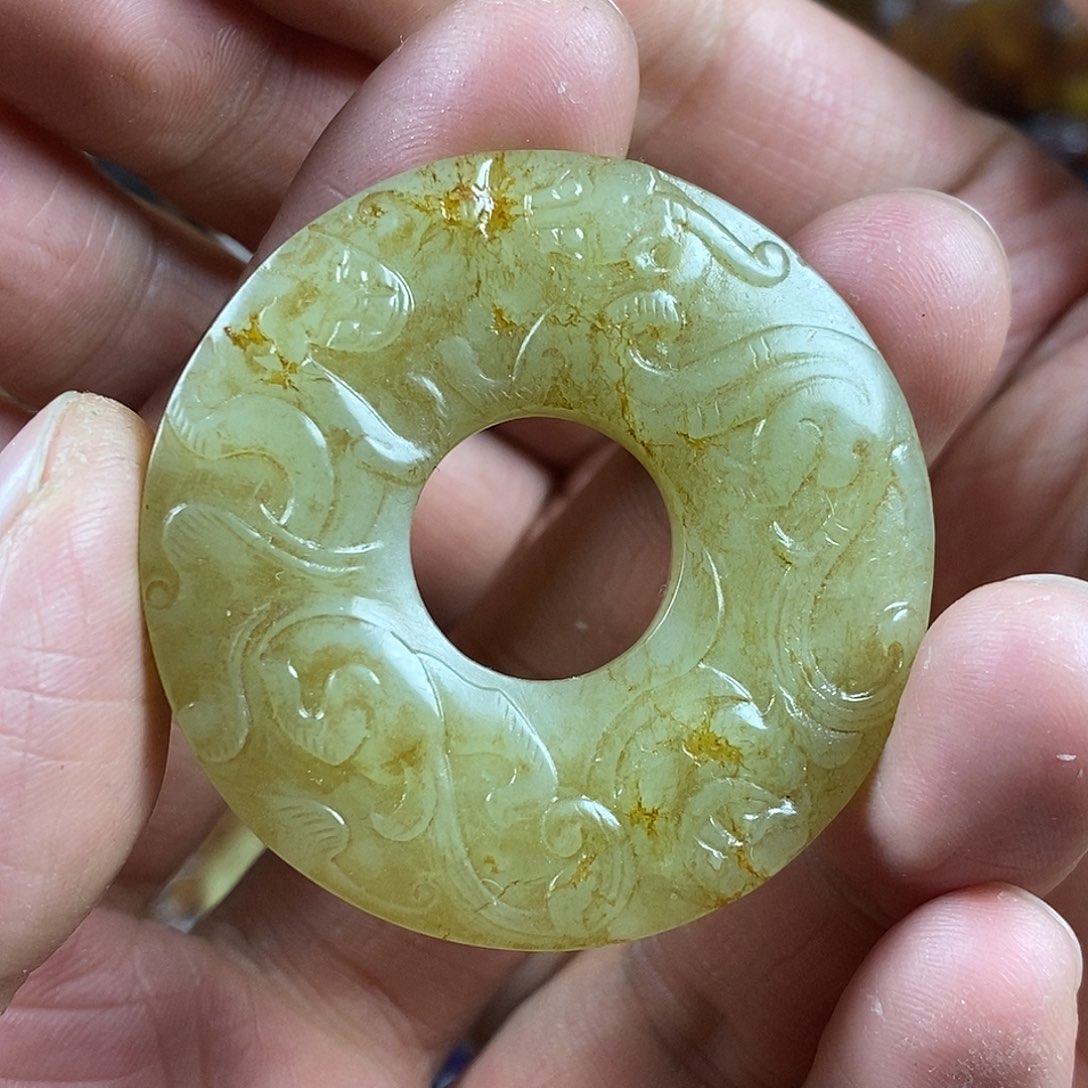 和田玉（糖玉）挂件未镶嵌