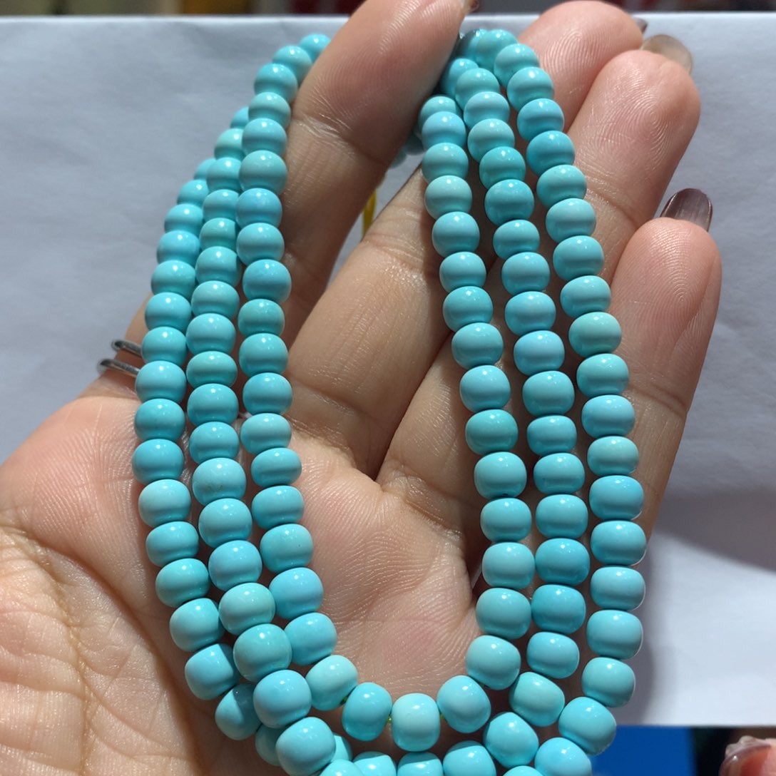 未镶嵌绿松石长链