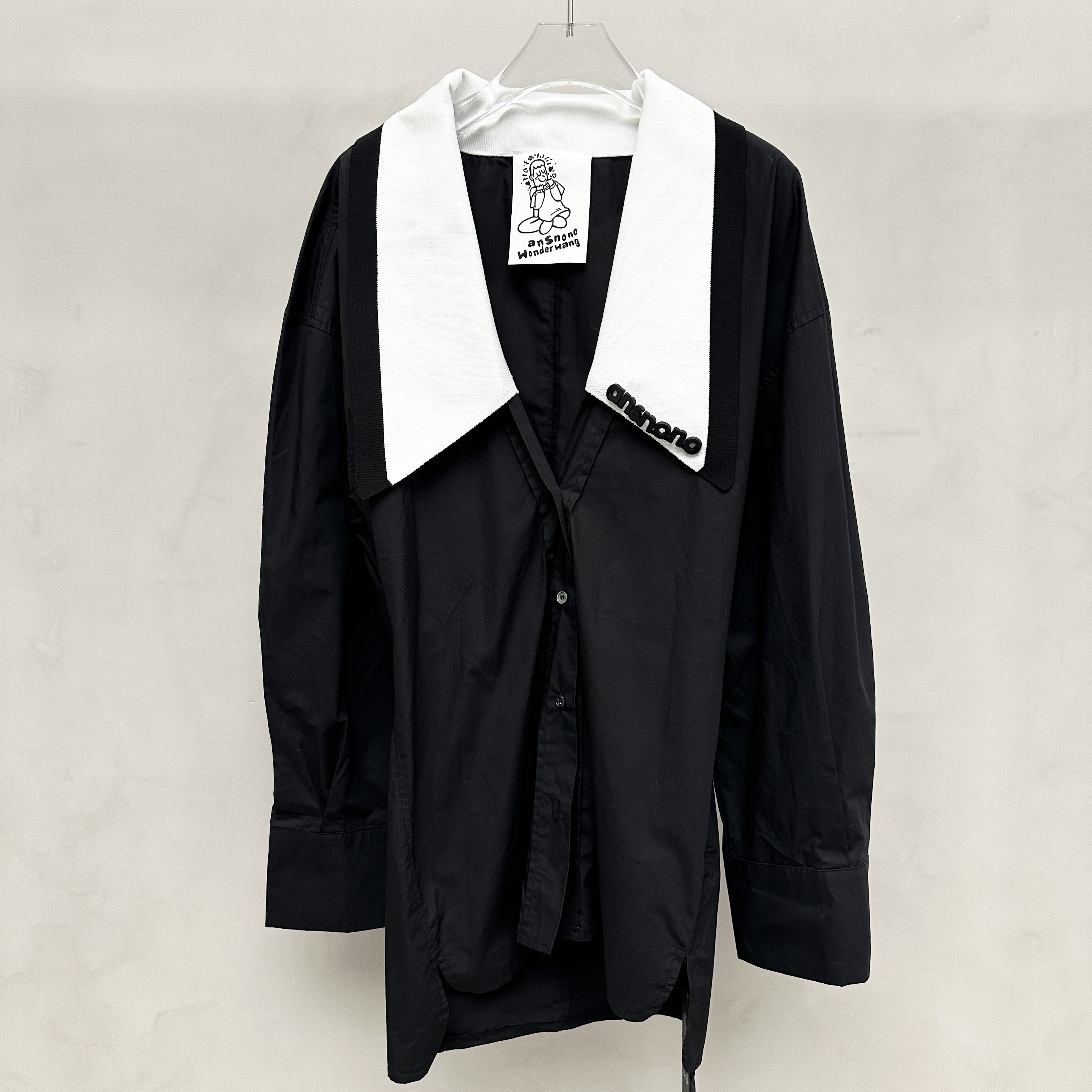 AN9.Studio︱小众设计师品牌西装领衬衫A112