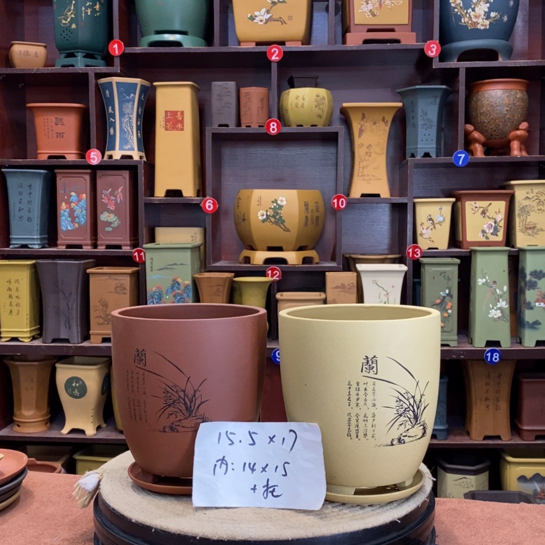 紫砂花盆紫砂艺术