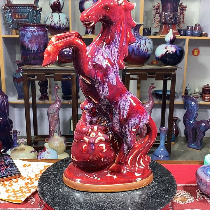 瓶中国神垕精品钧瓷