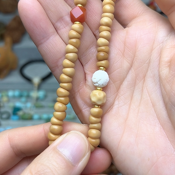 菩提根/象牙果吊坠小**蒜6.8大肠手持