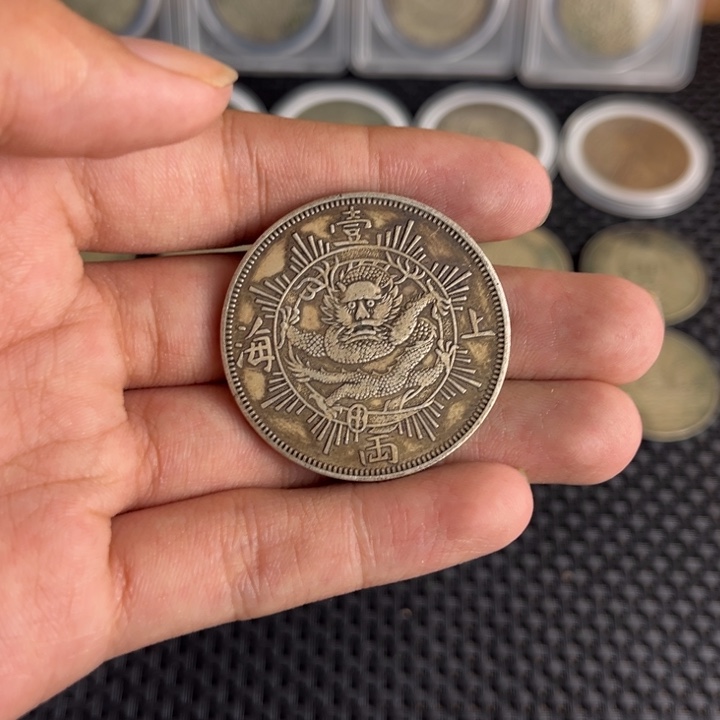 金属大头龙洋船洋工艺品