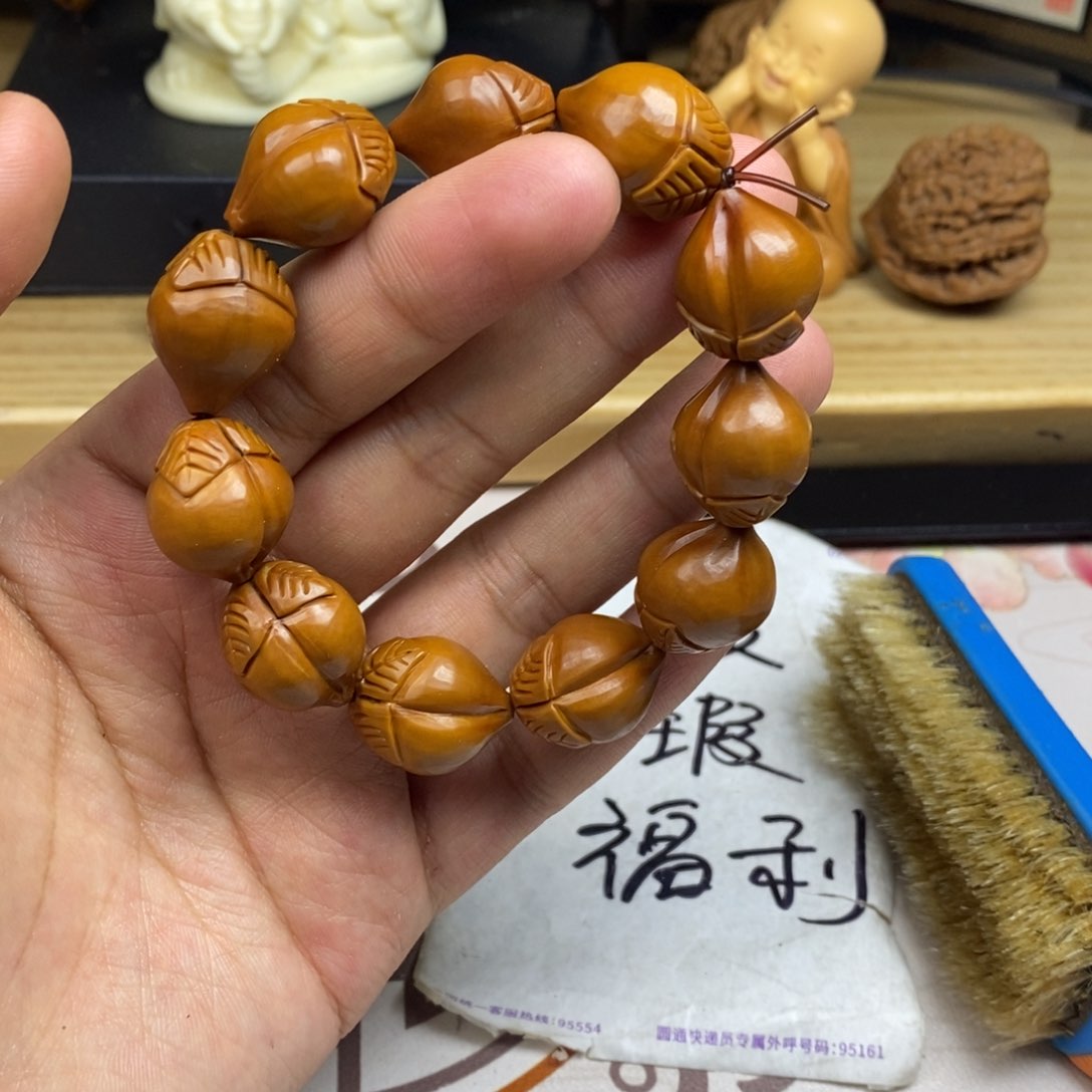 橄榄核手串/手链橄榄核雕刻工艺宇