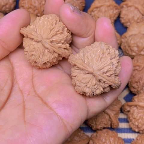 【闪购商品】文玩核桃吊坠清*角白39
