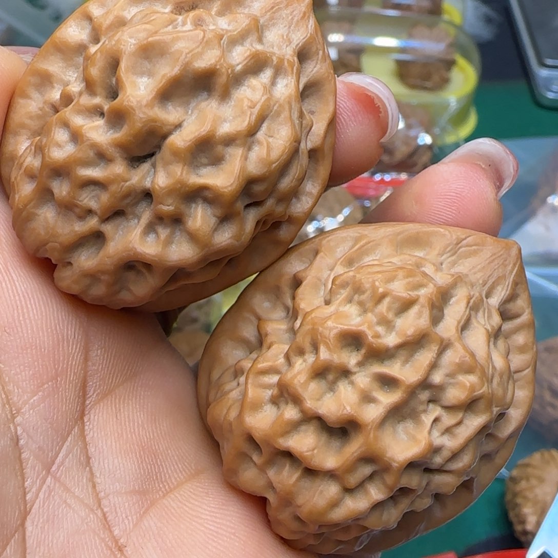 吊坠文玩核桃37全品蓟县蛤蟆眼