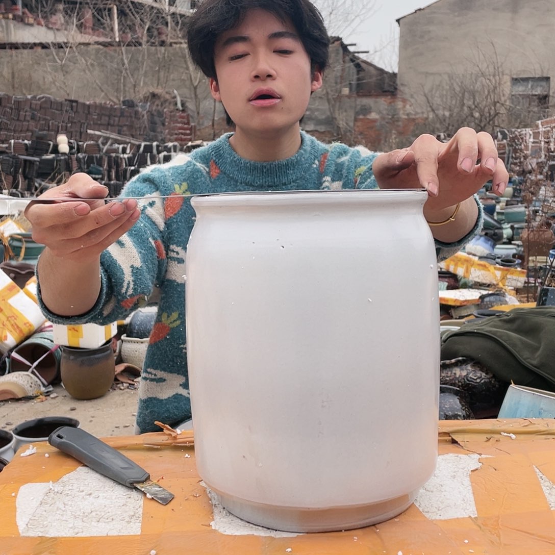 红陶宜兴紫砂花盆