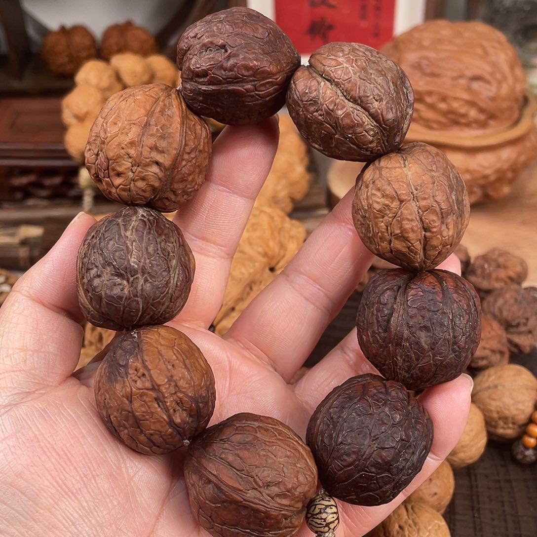 文玩核桃把件大公鸡9颗