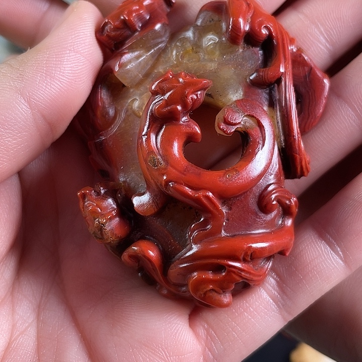 湘***哥玛瑙/玉髓未镶嵌挂件