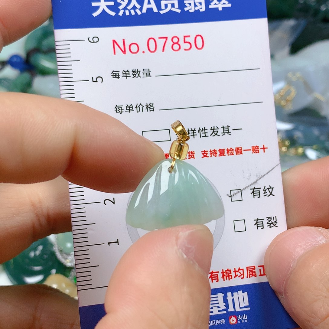 翡翠颈饰未镶嵌天然翡翠