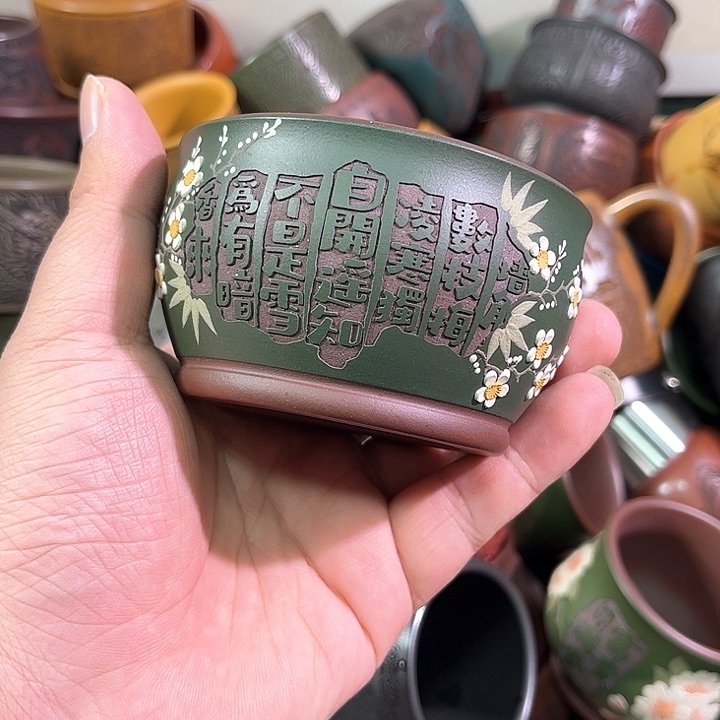 茶杯紫砂全手工紫砂主人杯