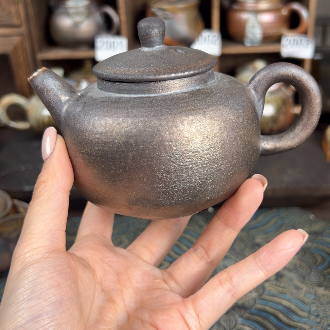 杯柴烧茶器铁胎壶