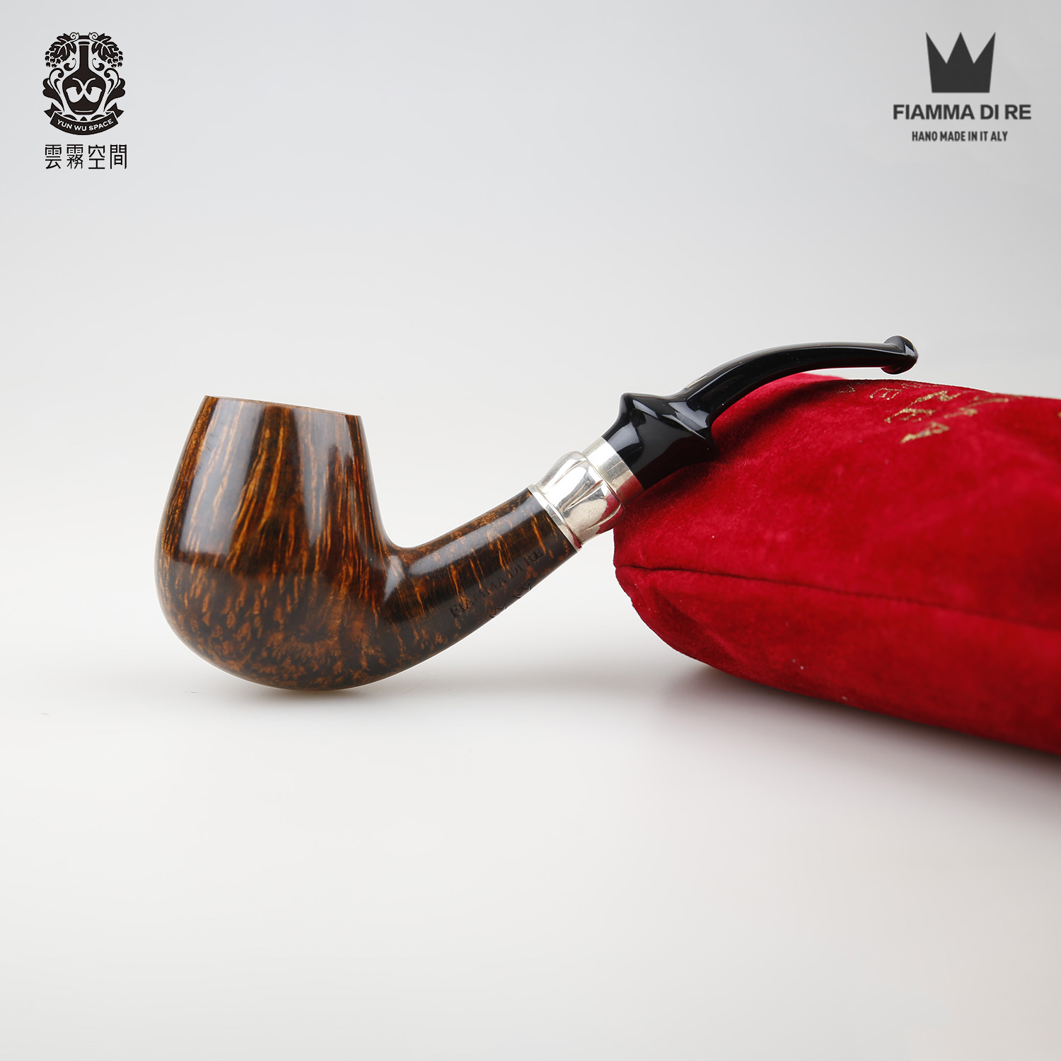 意大利火焰王手工石楠木烟斗男士礼物正品进口烟具专用