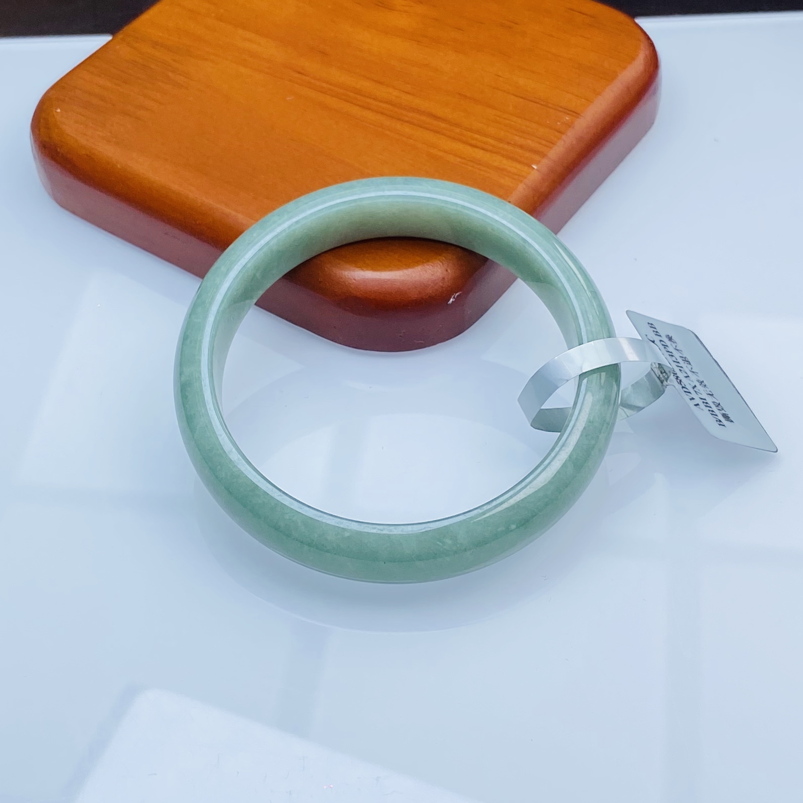  【秋姐翡翠】天然A货翡翠手镯57圈&D3-4