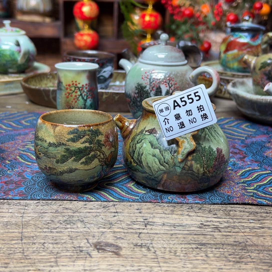 瓷片静**开555 景德镇刘道标老师