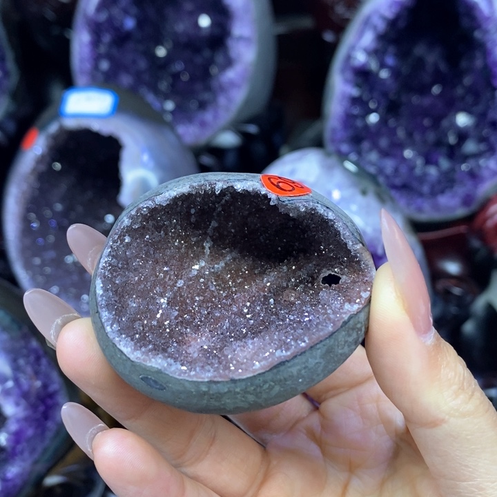 紫晶摆件未镶嵌好好