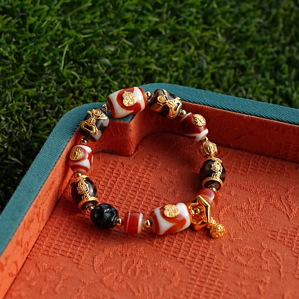 【德|功|库总令】五星七曜|三师总会天珠玛瑙手链S497多样性发一件