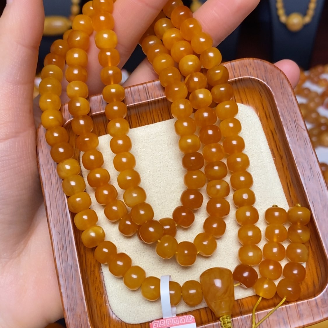 【闪购商品】蜜蜡手链未镶嵌手串
