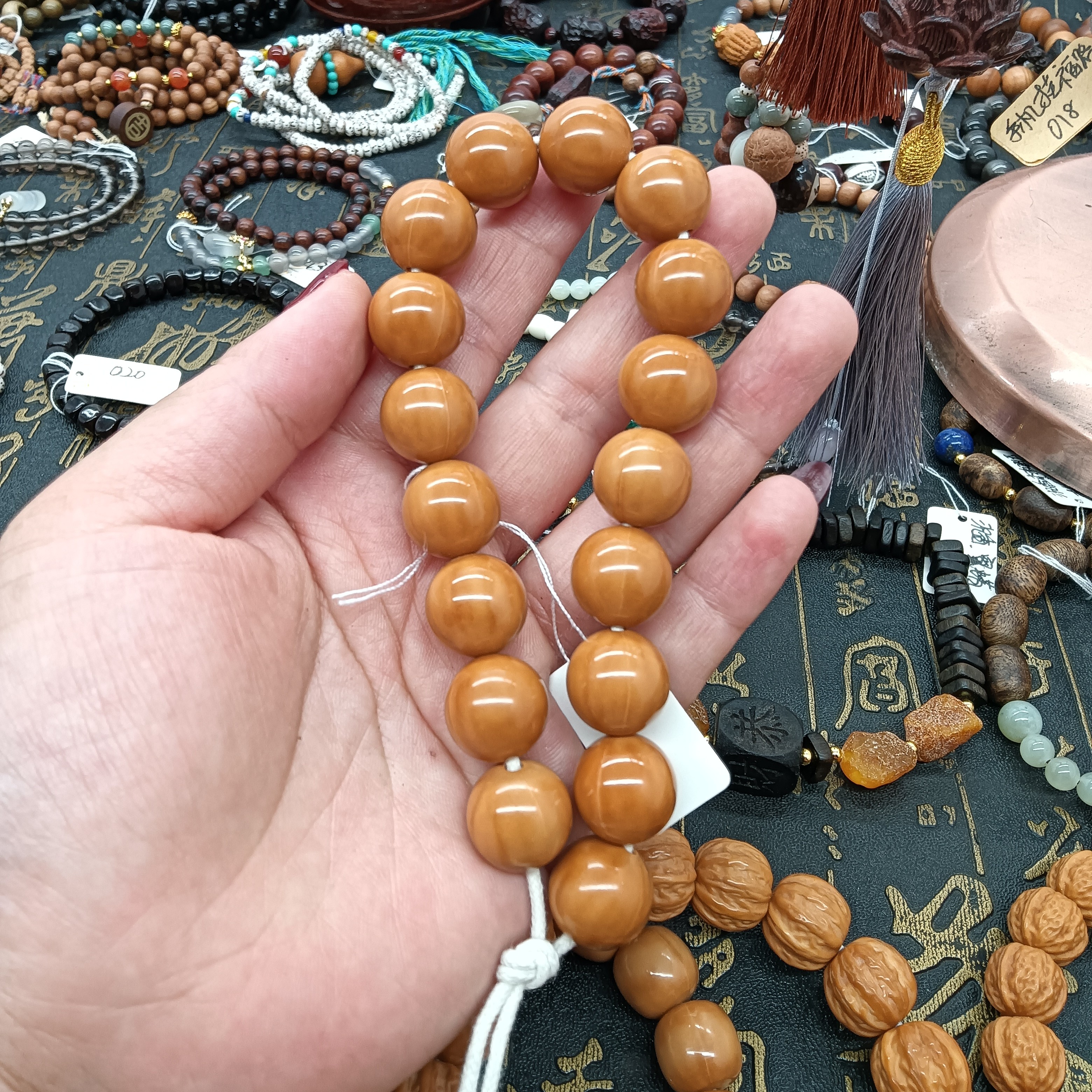 非金属木质手链 文玩手持雕刻精品