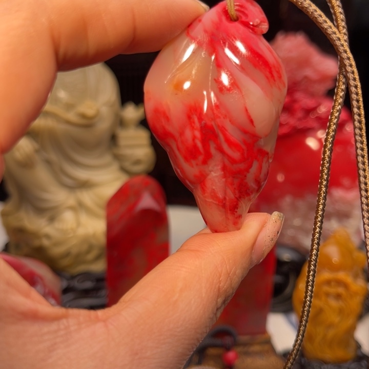 巴林鸡血石集*斋巴林鸡血石挂件