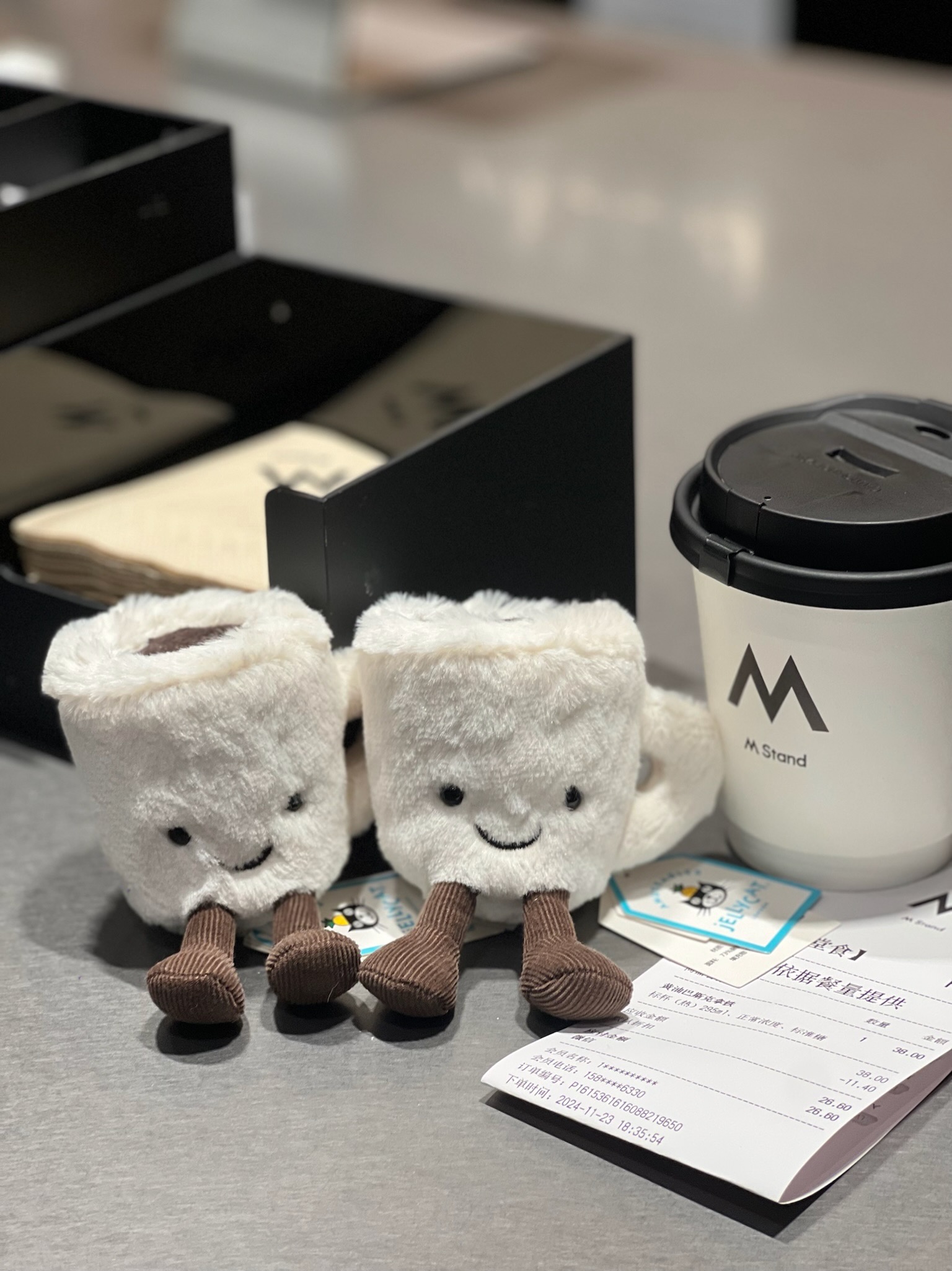 JELLYCAT 超好看的浓缩咖啡杯玩偶