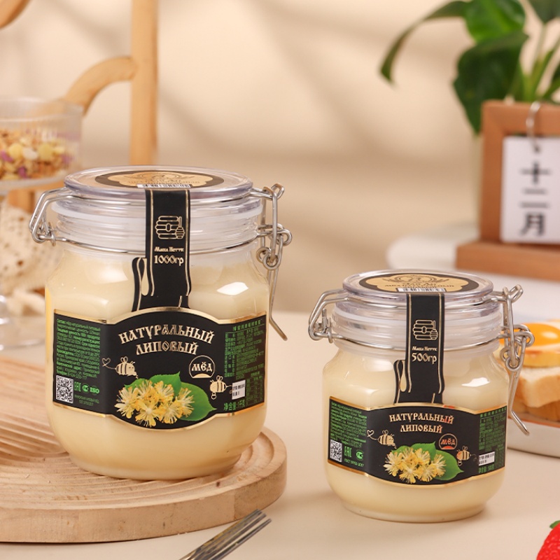 俄罗斯进口椴树蜂蜜500克/1000克/瓶（礼盒装可选）