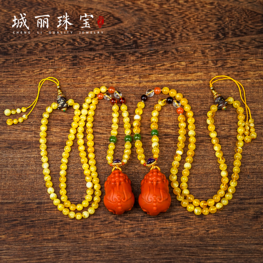 【城丽珠宝】南红貔貅项链/条（多样性发货发一条）ZJH-9049