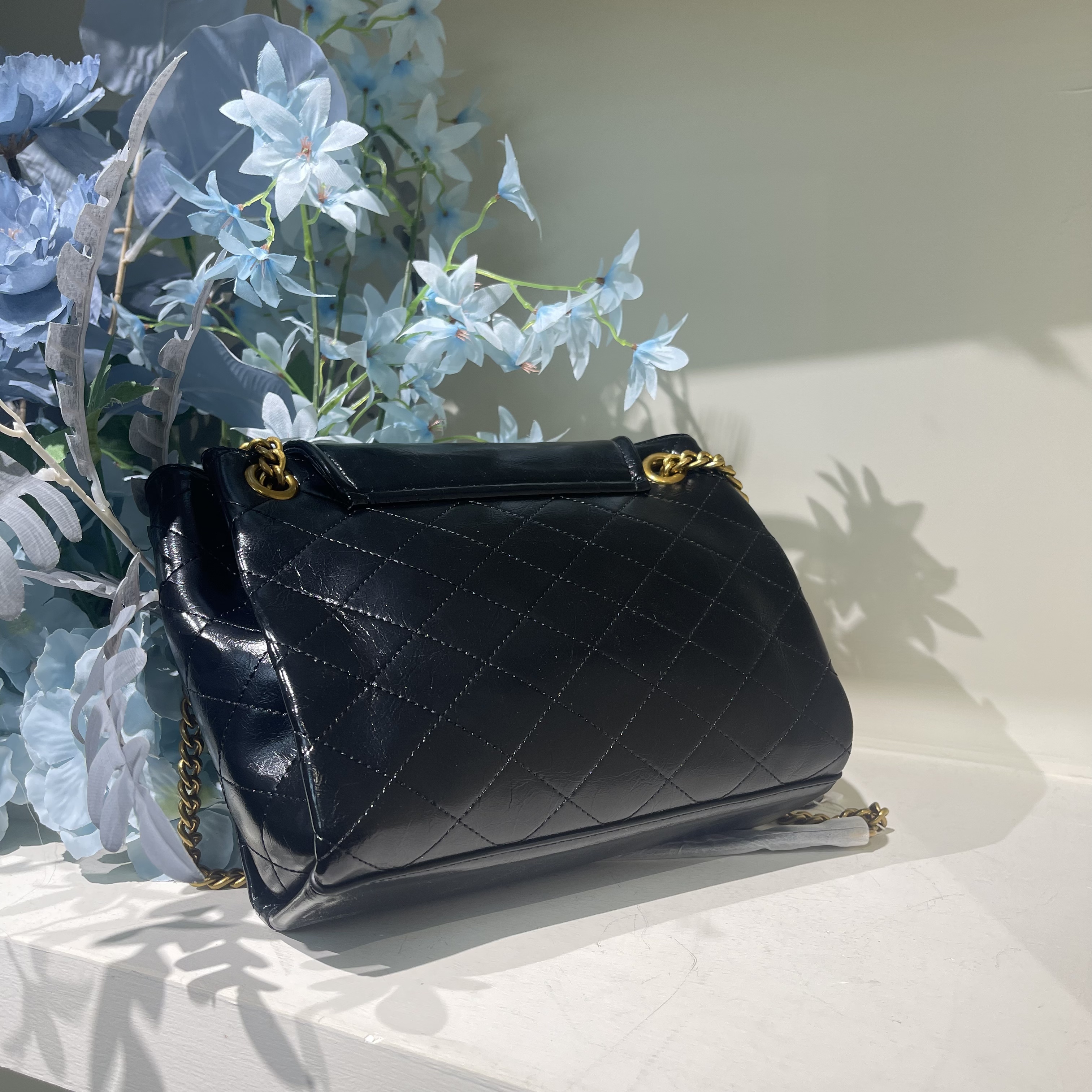 SHIYUN/施蕴【黑色】秋冬菱格女包33212B-1