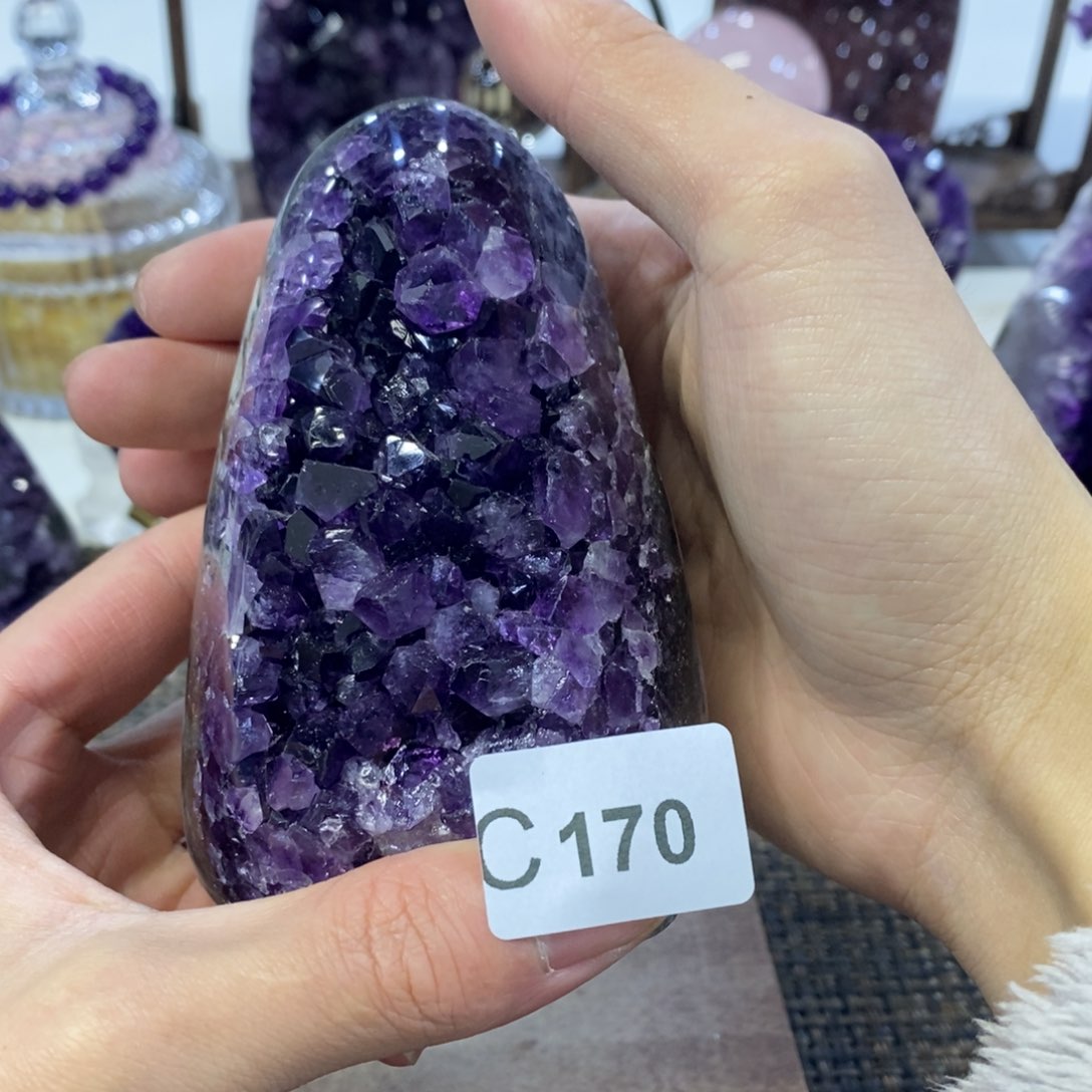 紫晶摆件摆件未镶嵌