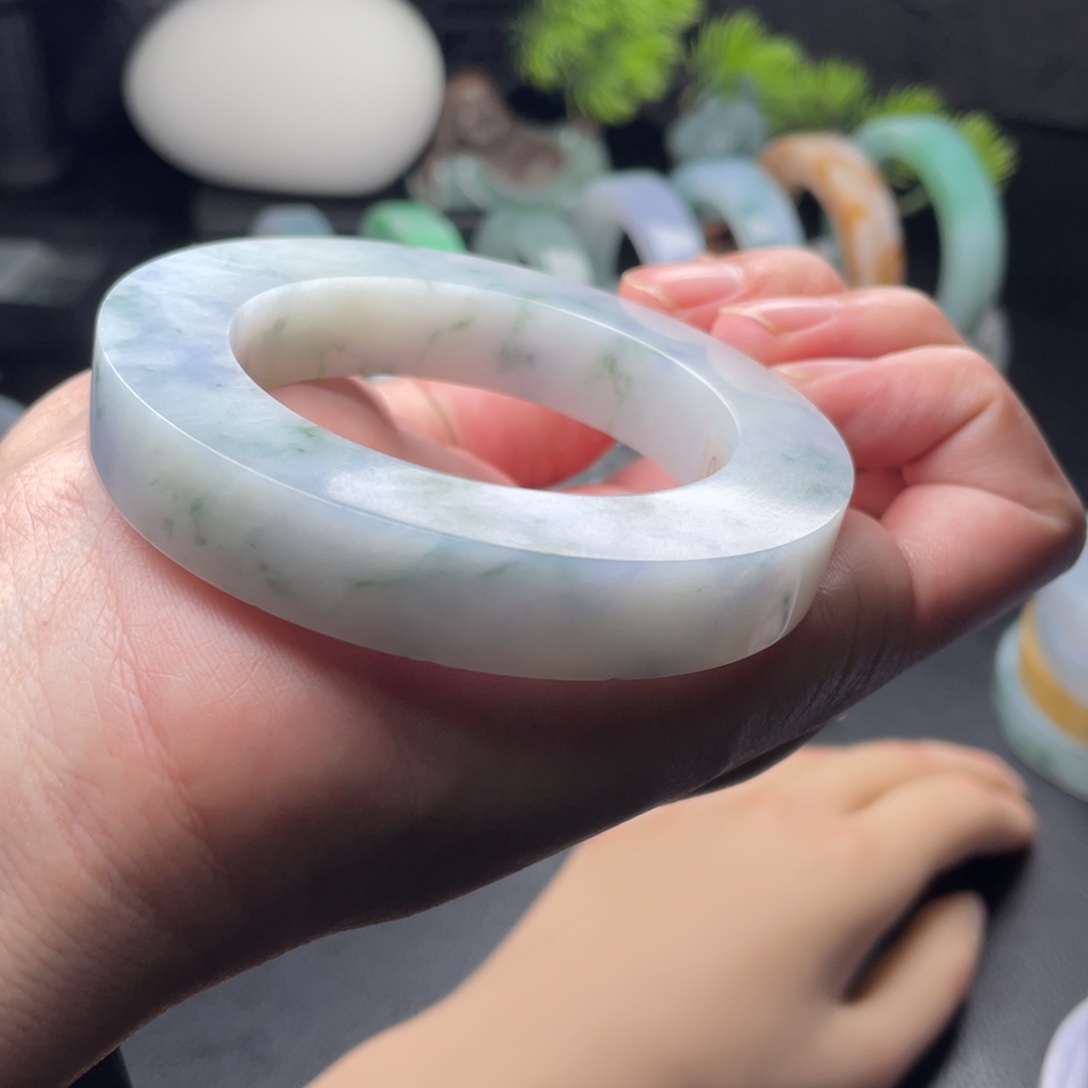 定制翡翠未镶嵌正圈莫奈花园53-63圈