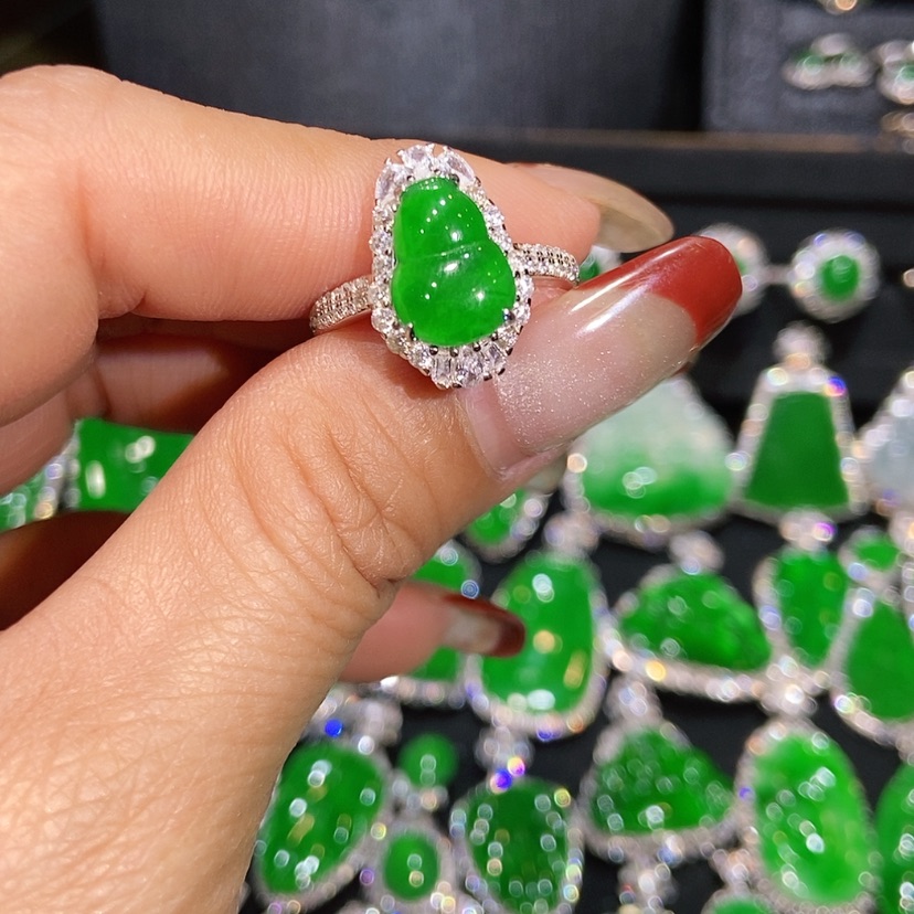 【闪购商品】翡翠戒指未镶嵌天然翡翠