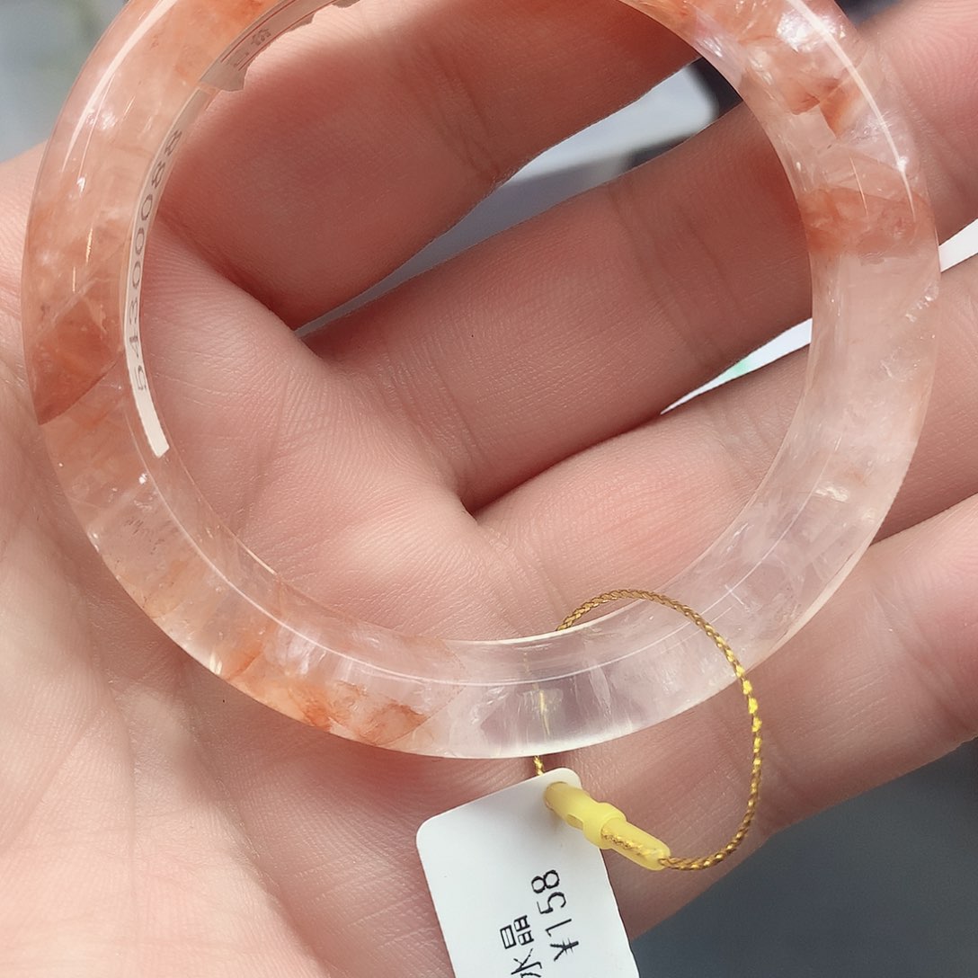 水晶手镯未镶嵌163（5455）瑕疵