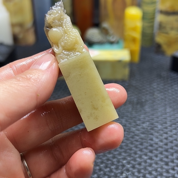 老***牛青田石印章石印章石