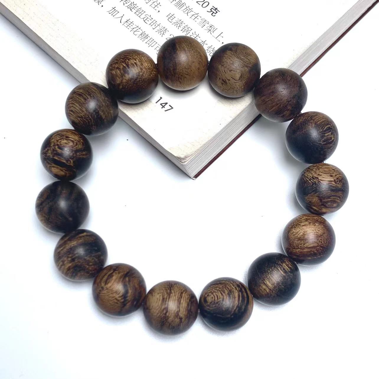 沉香【天禧】毕业款越南富森红土樱子瘤疤王1.4单圈沉水传承臻藏品