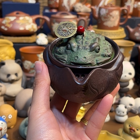 紫砂茶杯紫砂手抓壶