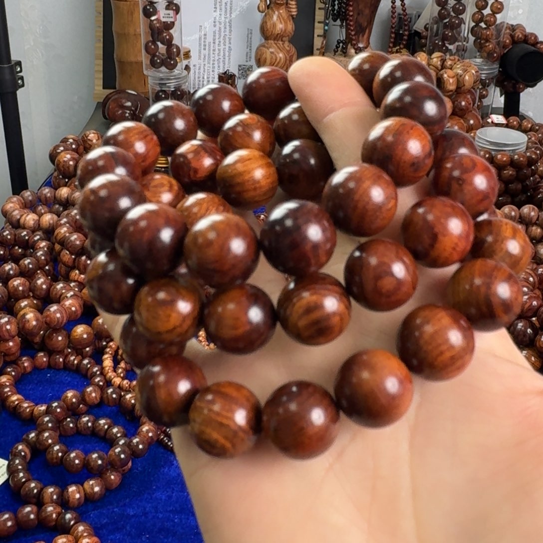 手串/手链黄花梨/降香黄檀1.5老家具老料海南黄花梨手串