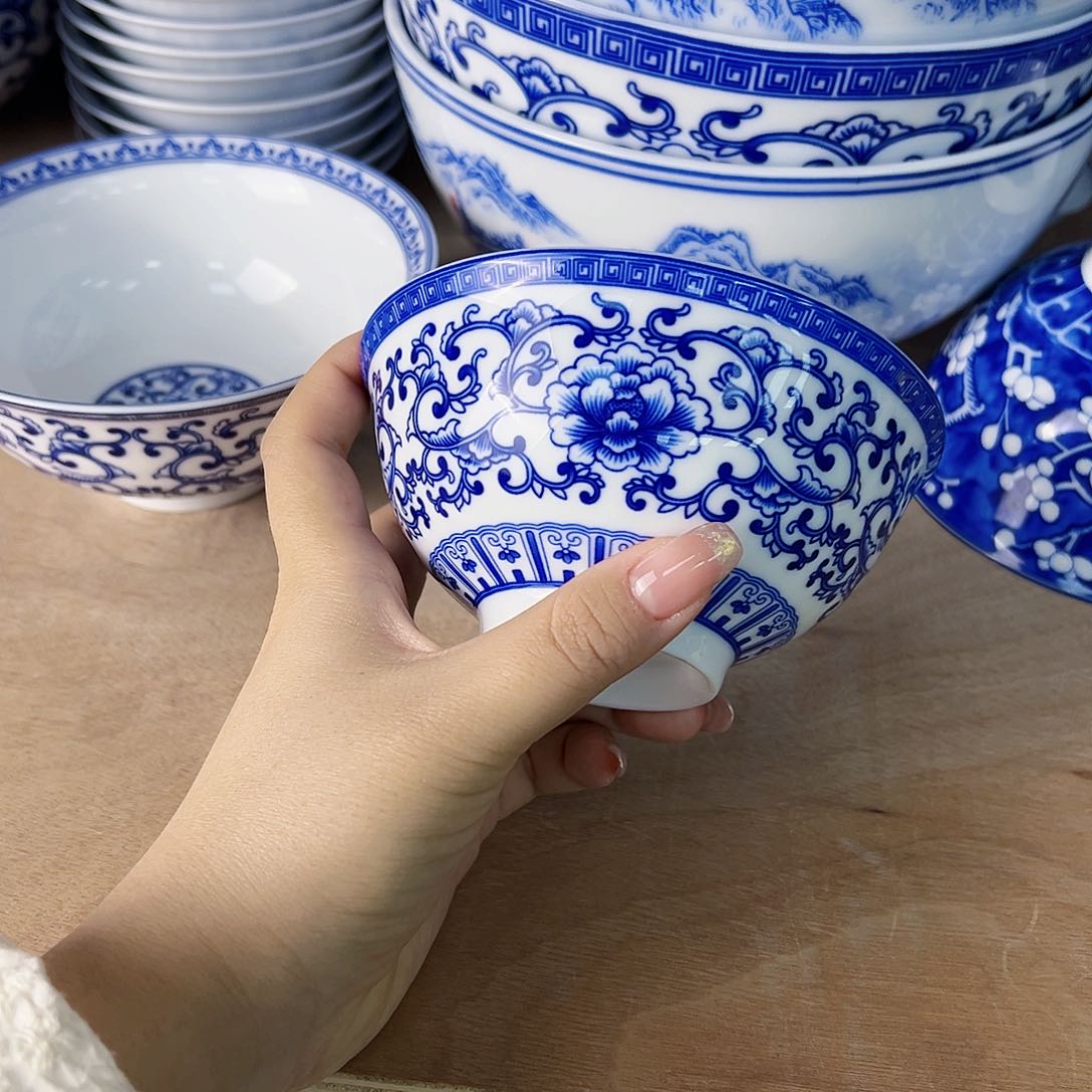 碗用****410个4.7寸如意牡丹碗