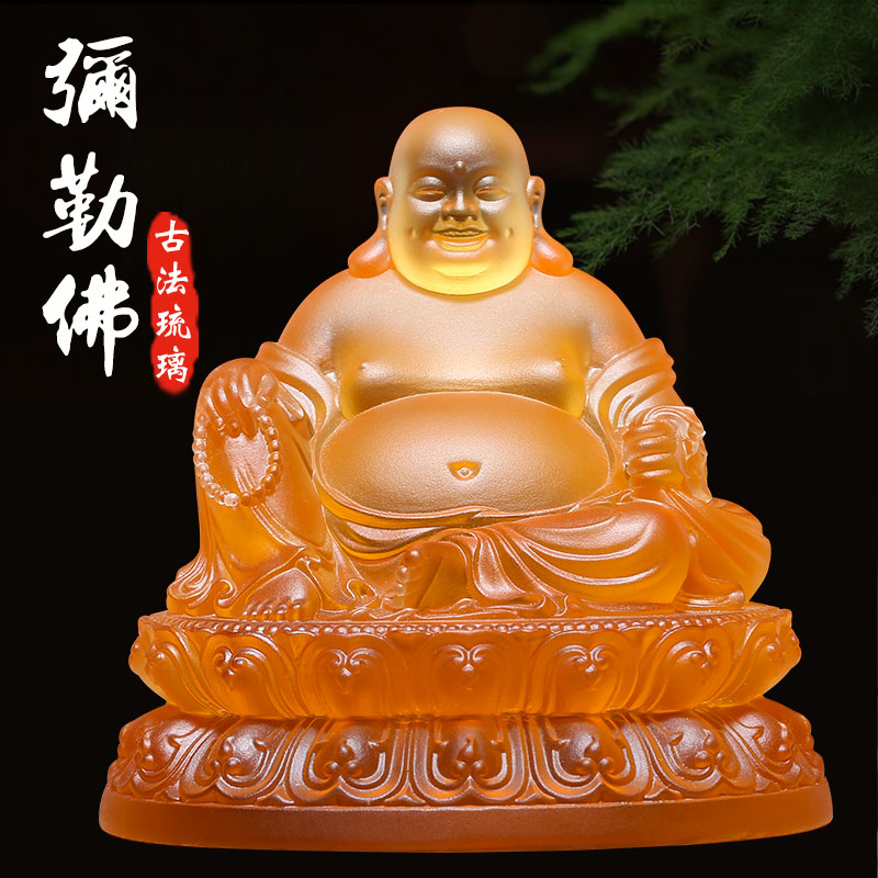 7寸弥勒古法琉璃