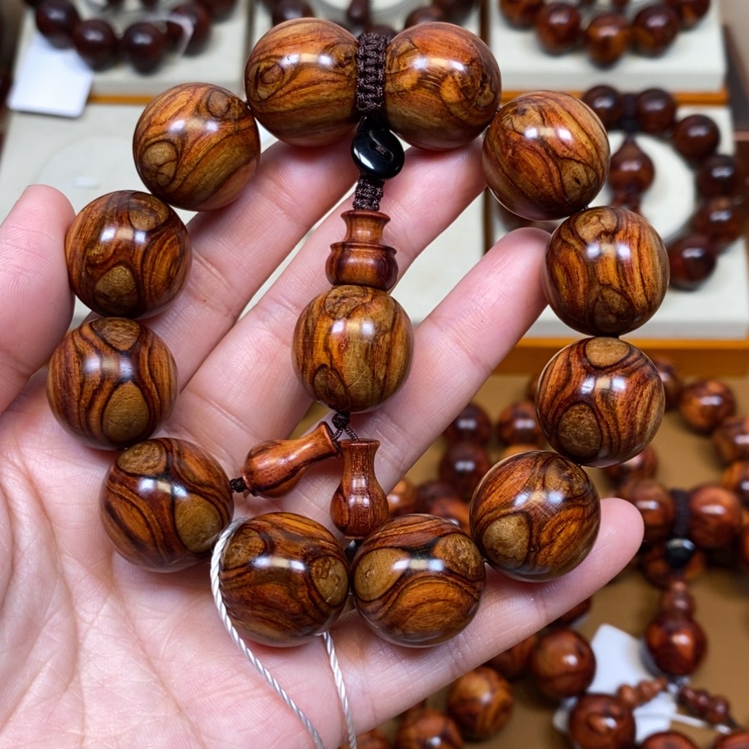 黄花梨/降香黄檀手串/手链李*杰海南黄花梨