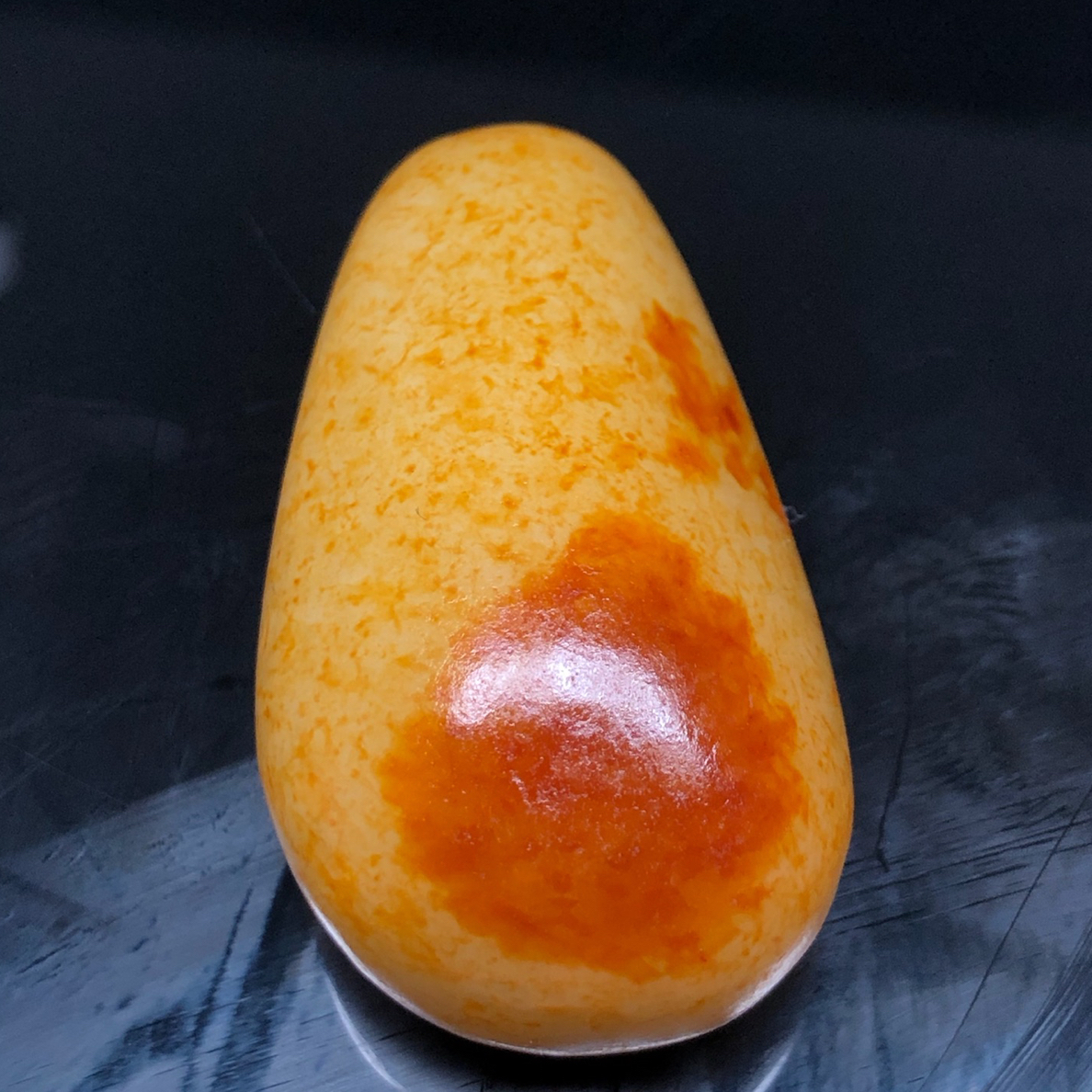 【底价已开价】60克和田玉红皮手把件59*29*23mm货号01964和