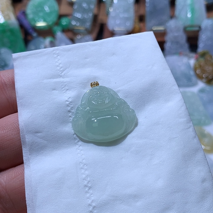 翡翠颈饰未镶嵌挂件