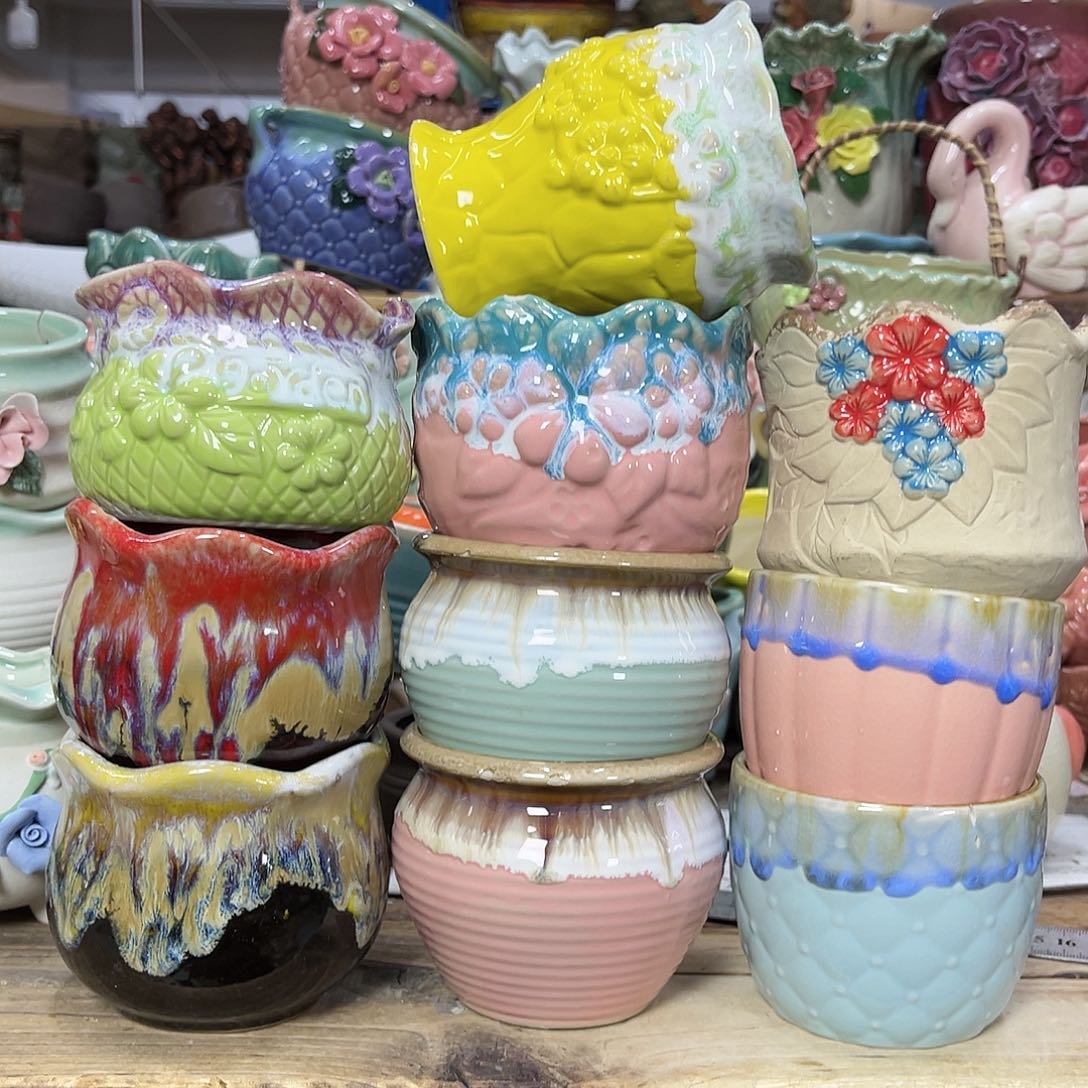 陶瓷陶瓷花盆特价上新口8-10厘米