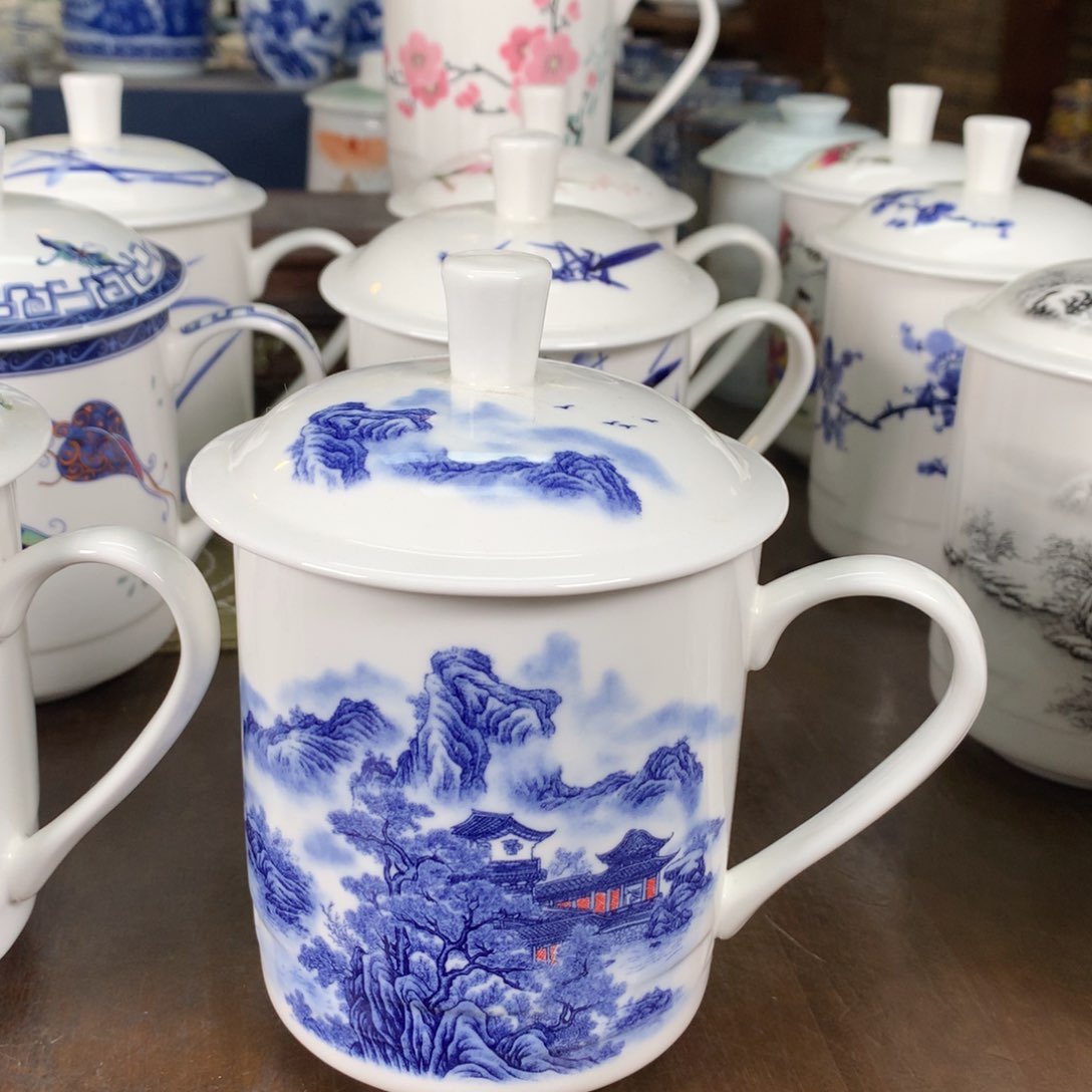 景德镇陶瓷高温办公杯