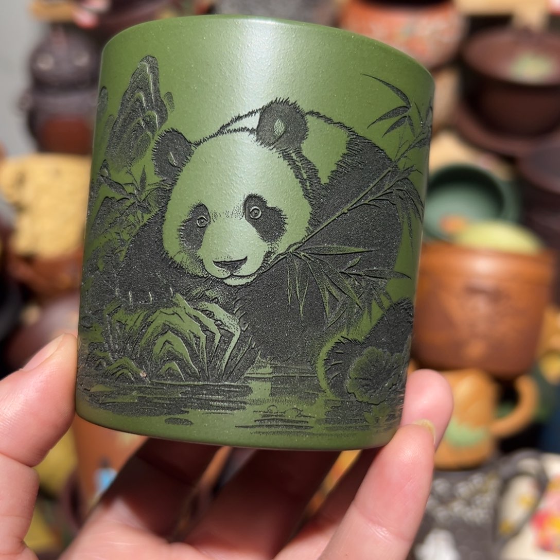 紫砂茶杯宜兴紫砂主人杯